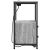 vidaXL Éjjeliszekrény Töltőállomással 2 pcs Szürke sonoma Faanyag 142802334