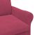 vidaXL karosszék bordó 76 x 94 x 102 cm Bársony 142802868