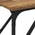 vidaXL Konzolasztal Öreg fa 200 x 29 x 75 cm Műgyantás fa és fém 142830018