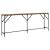 vidaXL Konzolasztal Öreg fa 200 x 29 x 75 cm Műgyantás fa és fém 142830018