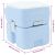 vidaXL Kemping WC Kék 41.5 x 36.5 x 42 cm Nagy sűrűségű polietilén 142842156