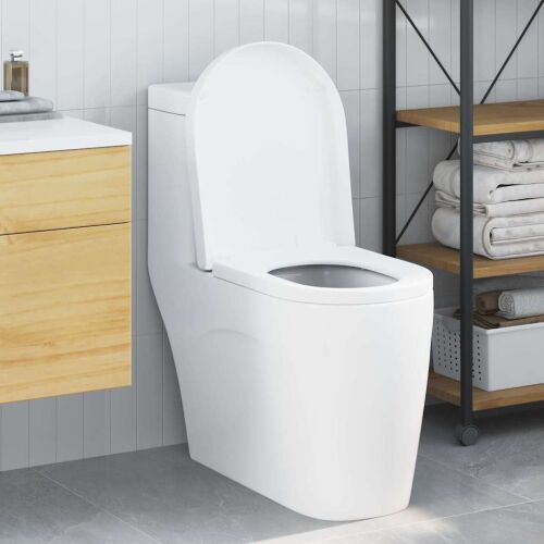 vidaXL WC ülőke Fehér 48 x 36.5 x 4.5 cm Polipropilén 142868453