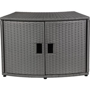 MSpa jacuzzi kiegészító bútor, kerek pezsgőfürdőhöz, nyitható, 80 x 30 x 58 cm 142922544 - Jakuzzi kiegészítő