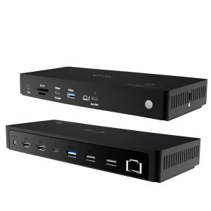 i-tec TB4TRIPLEDOCKPD dokkoló állomás és port replikátor Vezetékes Thunderbolt 4 Fekete