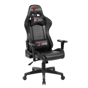 Red Fighter C7, Műbőr + Velúr, 134 cm, Max. 132 kg, Állítható háttámla, Derék és fejtámasz, Fekete, Gamer szék