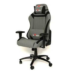 Red Fighter C3, Műbőr + PVC, 117 cm, Max. 150 kg, Állítható háttámla, Szürke, Gamer szék