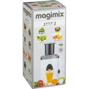 Magimix Juice Expert 2 gyümölcscentrifuga dobozban, fekete és fehér - Kézi aprító, Kézi mixer, Gyümölcscentrifuga és préselő és Elektromos tésztagép