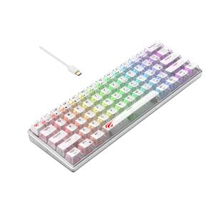 Havit KB903L (Transparent white) billentyűzet Játék USB QWERTY 142924666 - Havit