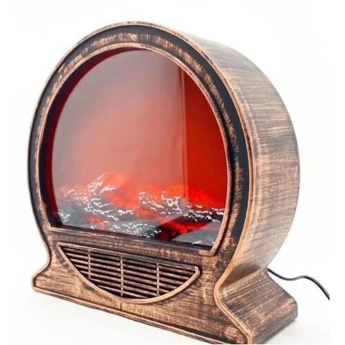 Kerek Dekoratív Elektromos Kandalló lángszimulációval