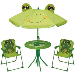 LEQ MELISENDA Rana kerti bútor szett napernyővel - béka 142926323 - Kerti gyerekbútor