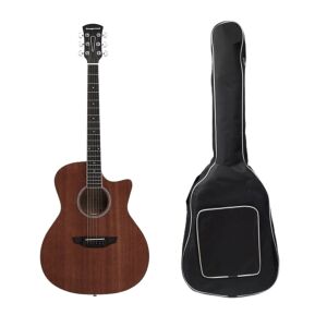 Klasická drevená gitara 4/4, 95 cm, čierne nylonové puzdro 105 cm súčasťou balenia 142926617 - Hudobné nástroje