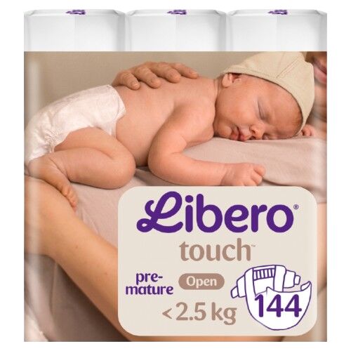 Libero Touch Scutece prematur 0-2, 5kg Nou-născut (144pcs) 142926673