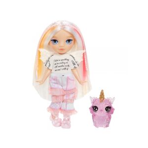 Rainbow High Littles Opal Raine baba unikornis bagoly kisállattal, kibontva - MGA Entertainment