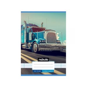 Nebulo: Tűzött 1. osztályos kamion mintás vonalas füzet 14-32 A/5 142927683 - Nebulo