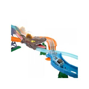 Hot Wheels Racer verse: Jurassic World Újjászületés pályaszett - Mattel