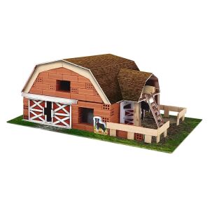 Brick Trick L Ferma építőjáték pajta, téglákból építve - Puzzle & Kirakó