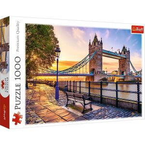 Trefl 1000 darabos puzzle a londoni Tower Bridge-dzsel - Puzzle & Kirakó