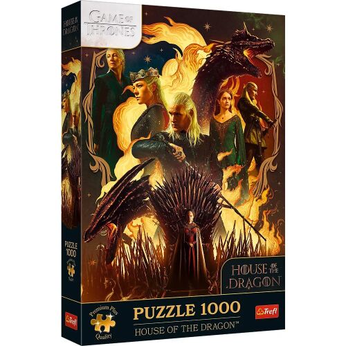 TREFL 1000 PREMIUM PLUS PUZZLE TRÓNOK HARCA A SÁRKÁNY HÁZA