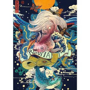 Trefl Velvet Soft Touch 500 darabos puzzle - Impetuous World Life műalkotás - Puzzle & Kirakó