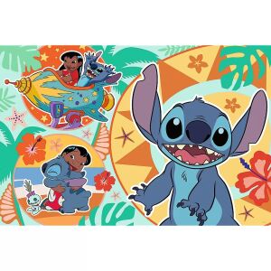 Trefl Lilo és Stitch 24 Maxi Puzzle, Disney karakter puzzle - Puzzle & Kirakó