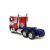 Hátsó nézet Jada Transformers Optimus Prime T7 1:24 Méretarányú Fém Kamion