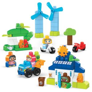MEGA BLOKS Green Town Öko Ház 92 darabos építőkészlet alkatrészei - Mega Bloks