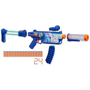 Nerf Loadout Cyberlight Ghost blaster kiegészítőkkel és 24 dartssal - Nerf