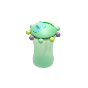 Sada 2 slamených pohárov Abacus, Melii, modro-zelené 142934394 - Detské hrnčeky, poháre