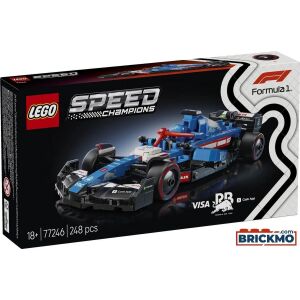 LEGO SPEED CHAMPIONS F1 VERSENYAUTÓ VISA KÉSZPÉNZ ALKALMAZÁS RB VCARB 01 77246