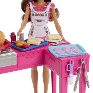 BARBIE ÉS TERESA BARÁTSÁGA RECEPT TERESA BABA ÉS KONYHAKÉSZLET KIEGÉSZÍTŐKKEL