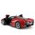 Hátsó nézet a Rastar LaFerrari Aperta piros 1/14 méretarányú RC autóról, nyitott ajtóval