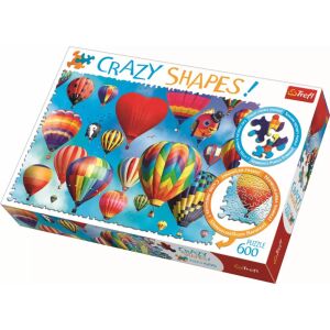 Trefl Crazy Shapes 600 darabos puzzle színes hőlégballonokkal - Puzzle & Kirakó