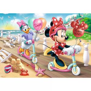 Trefl Minnie Egér Strandolás 200 darabos puzzle - Puzzle & Kirakó