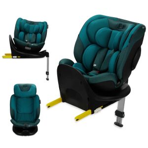 Kinderkraft I-FIX i-Size Harbor Blue autósülés, 40-150 cm, forgatható, Isofix rögzítés - Baba & Tipegő