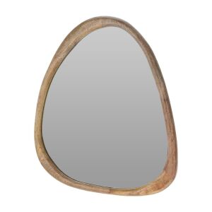 Oglindă decorativă, din lemn de mango, 53x60 cm, culoare naturală 142939320 - Oglinzi