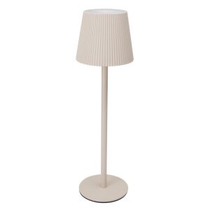Lampa stołowa LED Touch, 10x36 cm, kremowa, 3 poziomy intensywności, ciepłe białe światło