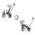 Luxus gyerek tricikli világítással Milly Mally Twinkle grey 142939663
