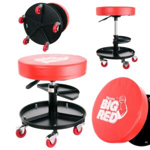 Collage des Big Red TRH6201J Rollhockers - Montagestühle