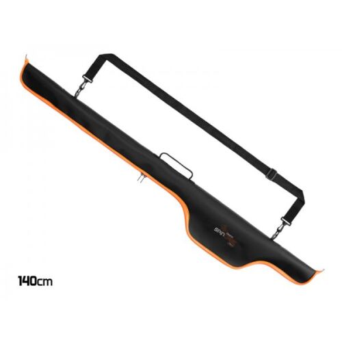Delphin SpinCASE EVA 140cm egyrészes botzsák vállpánttal, fekete és narancssárga dizájn. - Botzsák