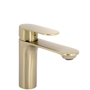 Waschbeckenarmatur Rea Drop Brush Gold low 142941200 - Wasserhahn