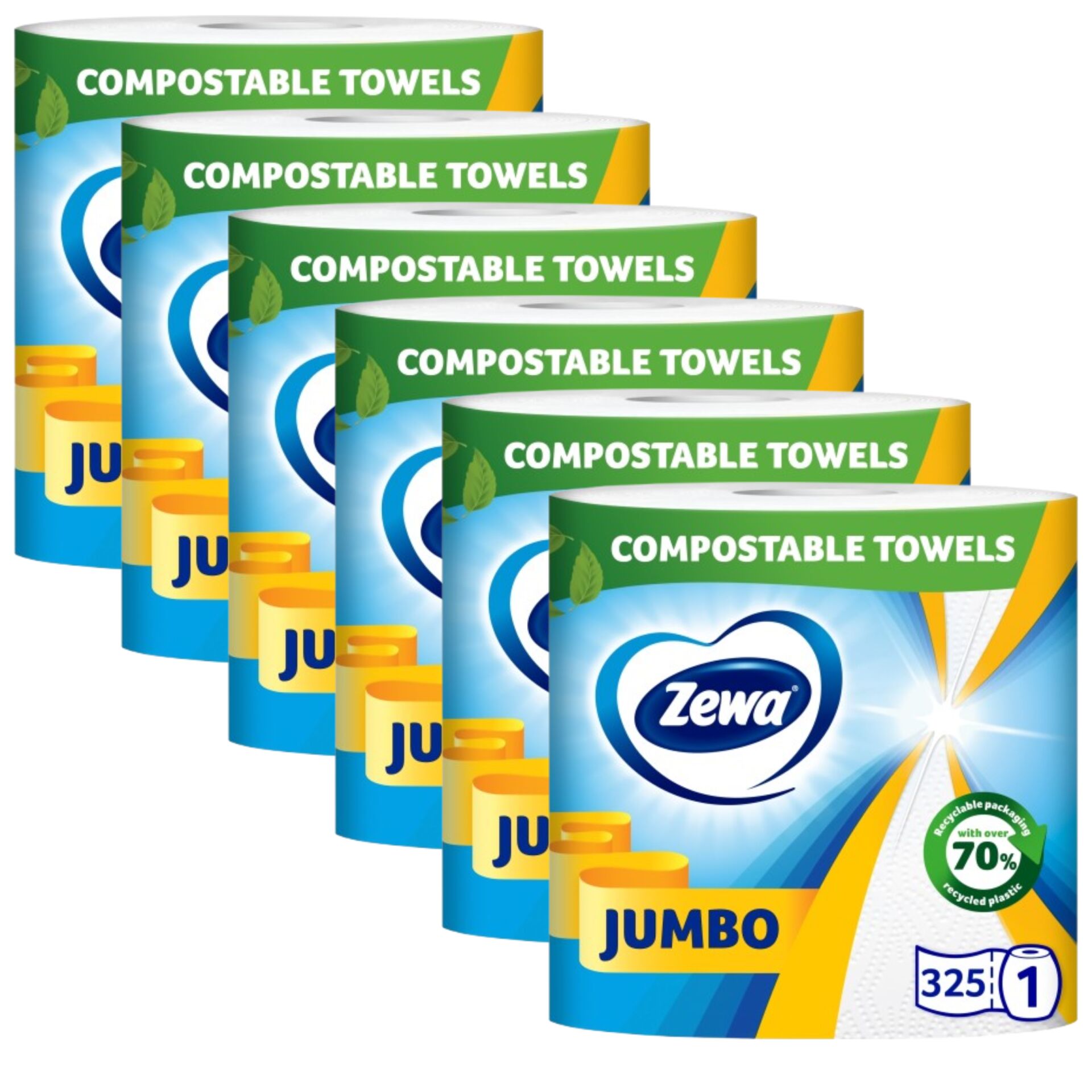 E-shop Zewa Jumbo 2-vrstvový papierový uterák 6x1 rolka