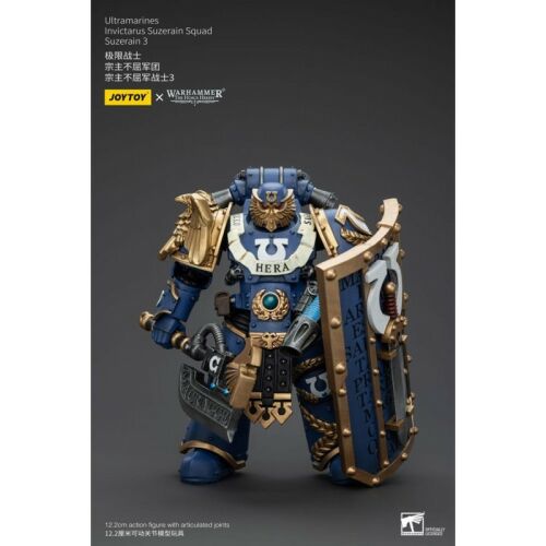 JOYTOY Ultramarines Invictarus Suzerain 3 figura, 1:18, finom részletek, 0,4 kg 142941391