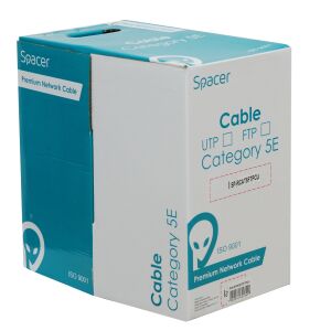 Cablu FTP Spacer, cupru, rola 305 m, cat 5E 142941499 - FTP-Kabel