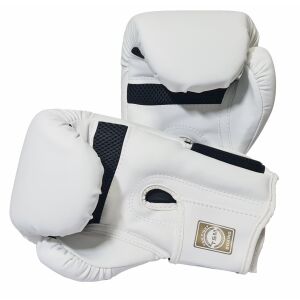 Boksz edző kesztyű 16oz fehér