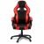 Vedere frontală a scaunului de gaming Sofotel Surmo negru și roșu