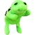 Papusa de Mana pentru Teatru de Papusi, KipHome, din Plus, 25 x 10 x 8 cm, Model Broasca, Verde 142944022