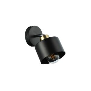 Aplica LED Elza, 35W E27, Reglabila Negru Auriu - Aplice perete