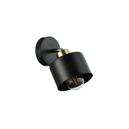 Aplica LED Elza, 35W E27, Reglabila Negru Auriu