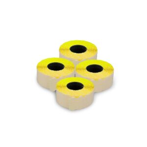 Fluoreszkáló jelölőcímkék 26x16 sárga 142948511 - Árazószalag