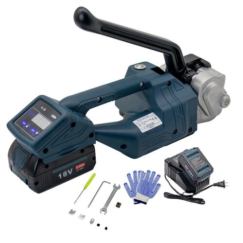 Aparat semi-automat de legat banda PET si PP, latime 12-16.5 mm, acumulator 2000mah 142948521